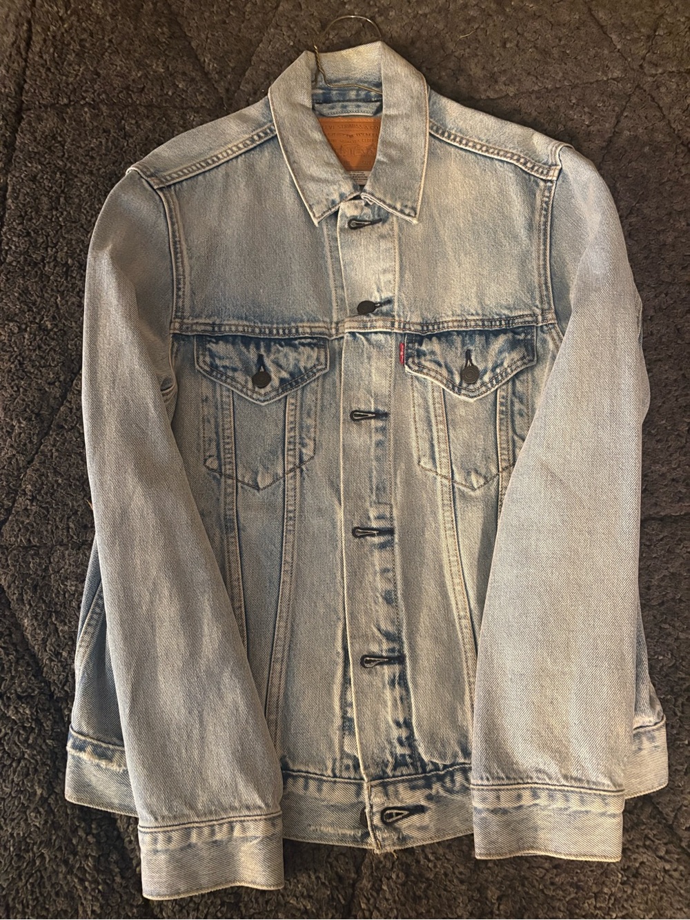 Levi's Faded Light Blue Denim Jacket for Men